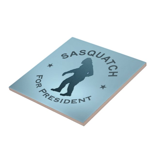 Sasquatch For President Tile (Side)