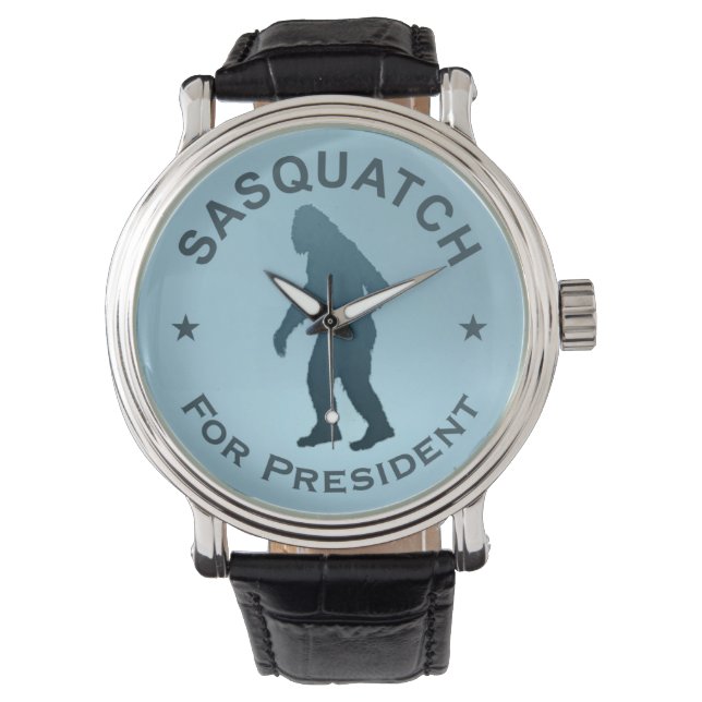 Sasquatch For President Watch (Front)