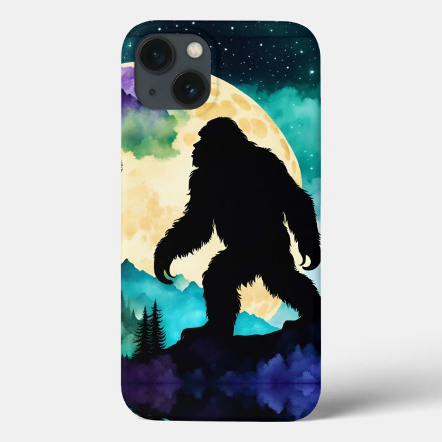 Sasquatch Full moon on the Mountain II Case-Mate iPhone Case (Back)