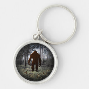 SASQUATCH IN WOODS KEYCHAIN