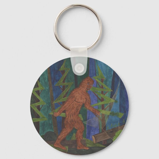 Sasquatch Keychain (Front)