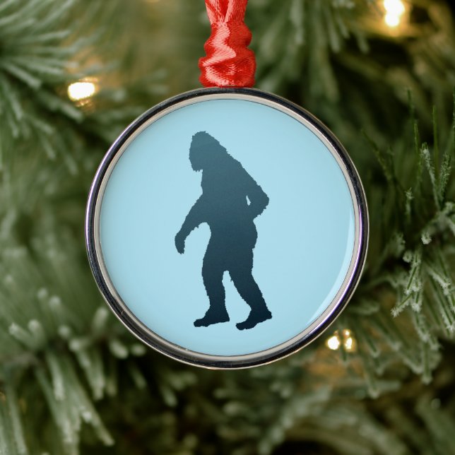 Sasquatch Metal Ornament (Tree)