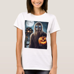Sasquatch on Halloween T-Shirt
