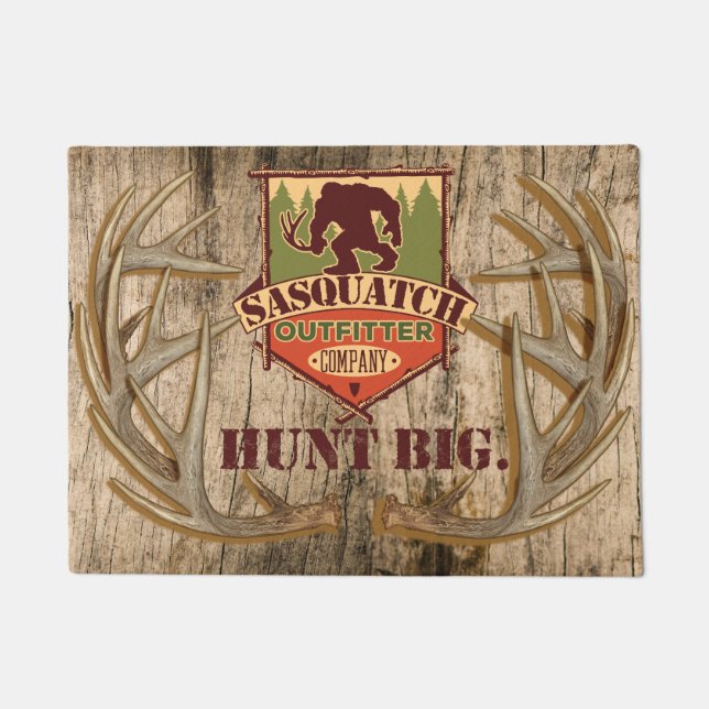 Sasquatch Outfitter Company Welcome Mat (Front)