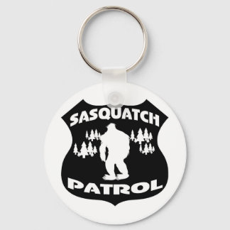 Sasquatch Patrol Forest Badge Keychain
