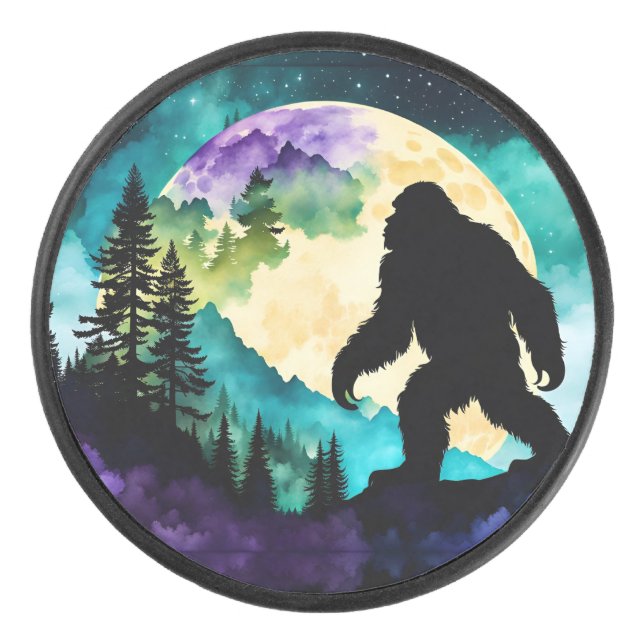 Sasquatch Pleine lune sur la montagne II (Devant)