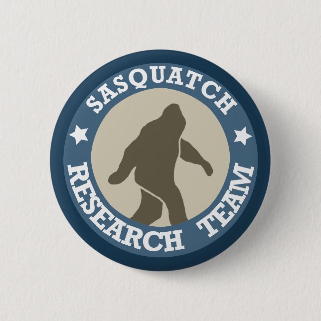 Sasquatch Research Team 2 Inch Round Button (Front)