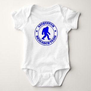 SASQUATCH RESEARCH TEAM - Bigfoot Pro's Blue Logo Baby Bodysuit