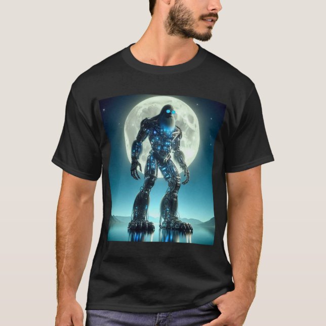 Sasquatch Robot T-Shirt (Front)
