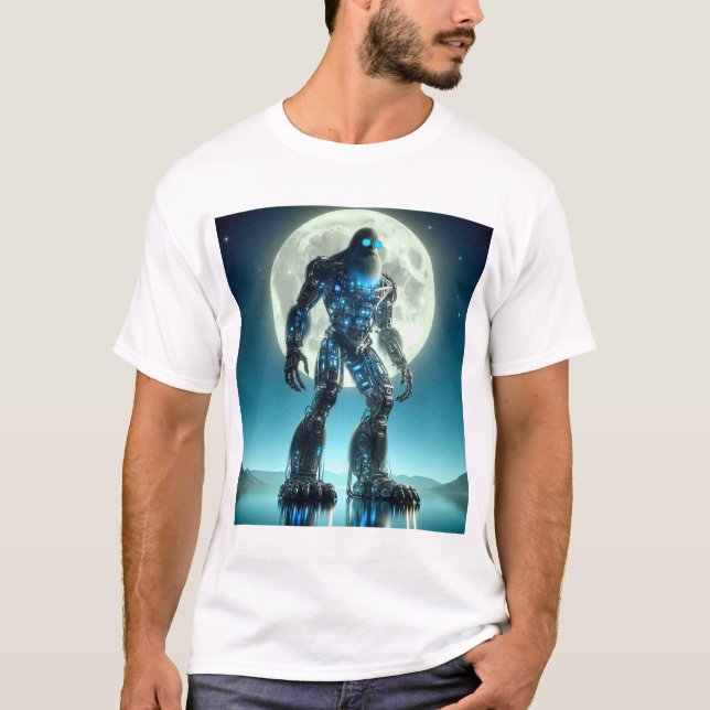 Sasquatch Robot T-Shirt (Front)