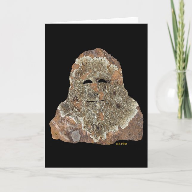 Sasquatch Rock Art Card (Front)