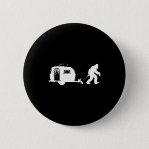 Sasquatch Rv Motorhome Camng Bigfoot Campervan Fun 2 Inch Round Button