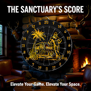 Sasquatch’s Secret Hobby Revealed Dartboard