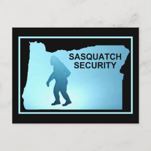 Sasquatch Security - Oregon Postcard