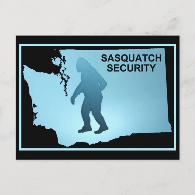Sasquatch Security Postcard (Front)
