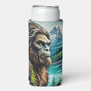 Sasquatch seltzer can cooler