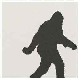 Sasquatch Squatchin' Silhouette Fabric