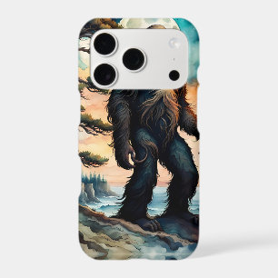 Sasquatch Standing on Ridge overlooking the Ocean