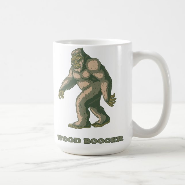 Sasquatch : Tasse de café en bois de Booger (Droite)