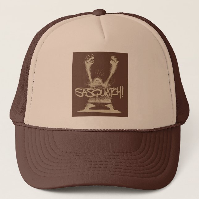 sasquatch trucker hat (Front)