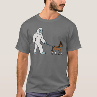 Sasquatch Walking Horse boy T-Shirt