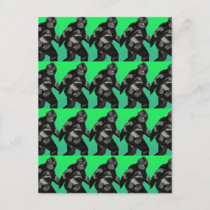 Sasquatch Walking Postcard