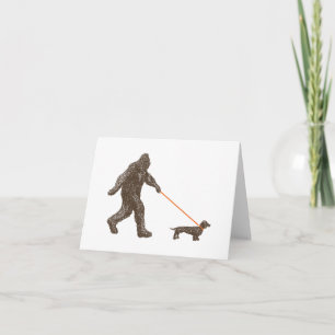 Sasquatch's Best Friend Card