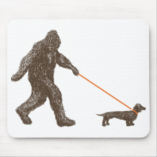 Sasquatch's Best Friend Mouse Pad