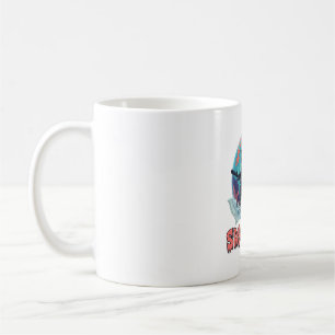 Sasqwitch Bigfoot Witch Broom Black Cat Moon Hallo Coffee Mug