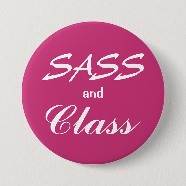 Sass and class button (Front)