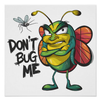 Sass Bug Street Art Poster