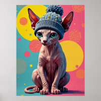 Sass-phinx: The Ultimate Pop-Art Fashion Cat