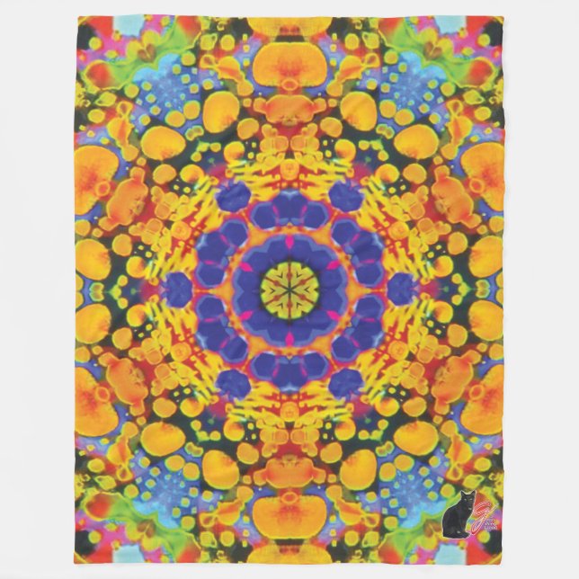 Sassafras Kaleidoscope Couverture polaire (Devant)