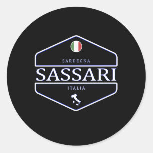 Sassari Sardegna Italia Sassari Sardinia Italy Classic Round Sticker