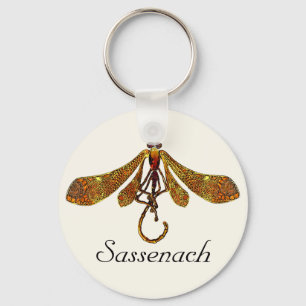 Sassenach Dragonfly Keychain