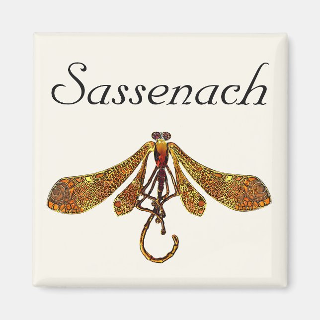 Sassenach Dragonfly Magnet (Front)
