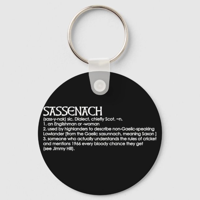 Sassenach Keychain (Front)