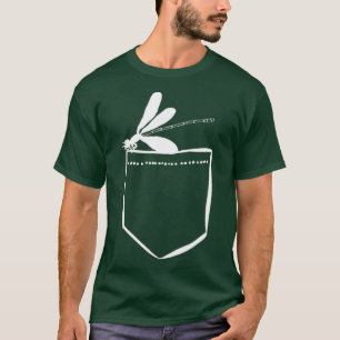 Sassenach Pocket Dragonflies Insects Bugs T-Shirt