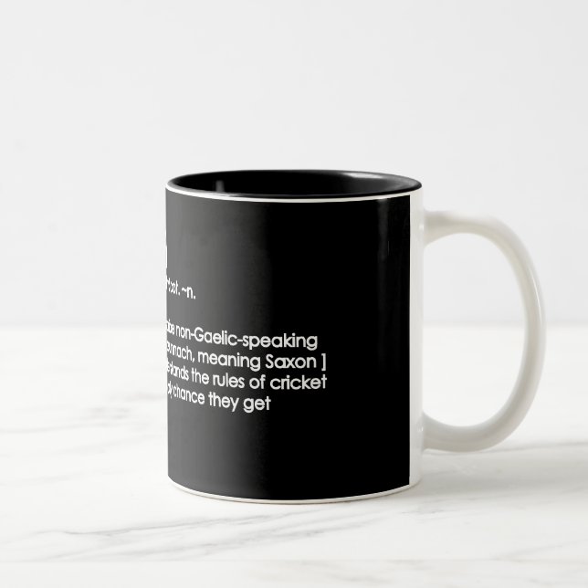 Sassenach Two-Tone Coffee Mug (Right)
