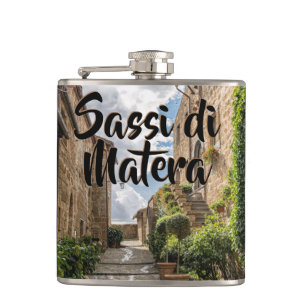 Sassi di Matera Italy Ivy Steps Hip Flask