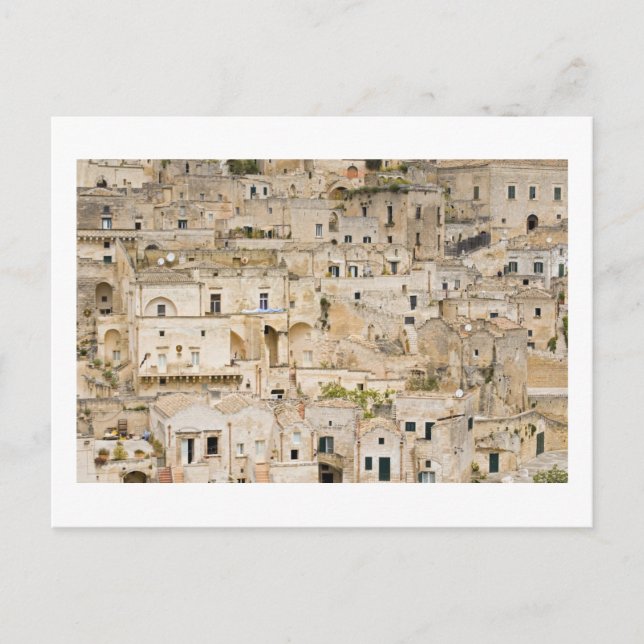 Sassi Houses, Matera, Basilicata, Italy Postcard (Front)