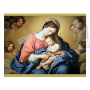 Sassoferrato Vierge Marie et Enfant Jésus Christ