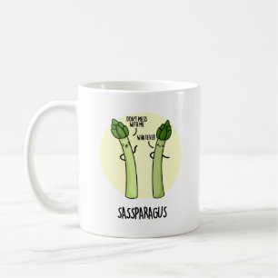 Sassparagus Funny Asparagus Vegetable Pun Coffee Mug