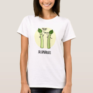 Sassparagus Funny Asparagus Vegetable Pun T-Shirt