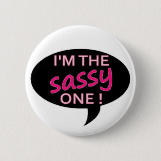 sassy 2 inch round button