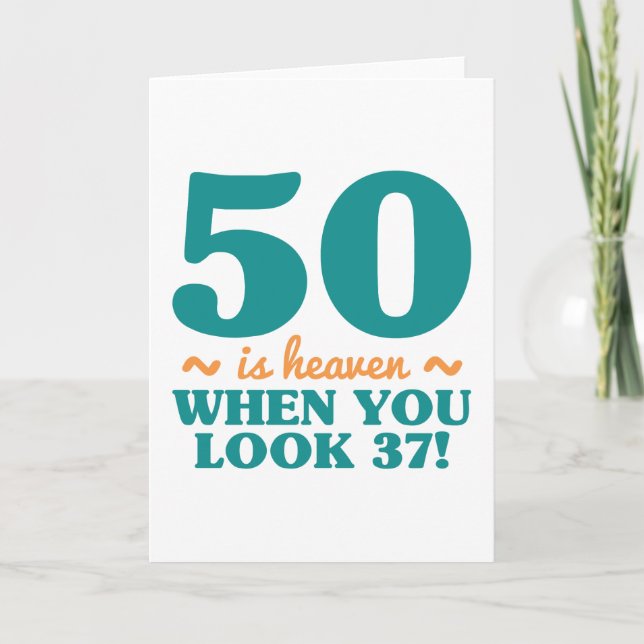Sassy 50th Birthday Card (Front)
