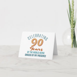 Sassy 90th Birthday Attitude Card