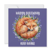 Sassy Animal Circular Flower bed-Fox