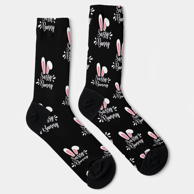 Sassy Bunny Premium Crew Sock (Right)