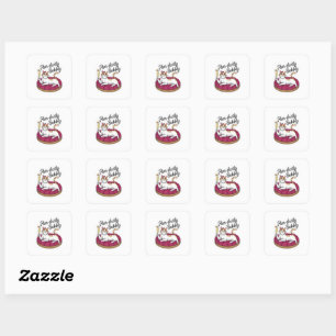 Sassy Cat Cocktail Sticker